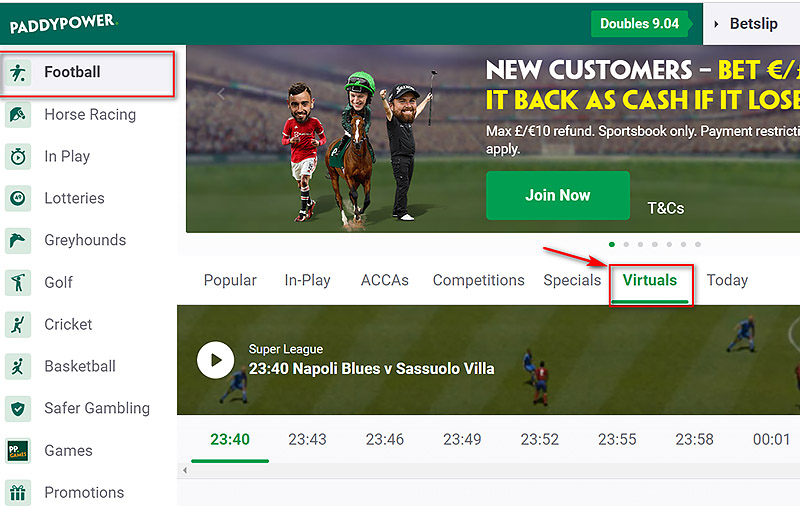 Виртуальный футбол