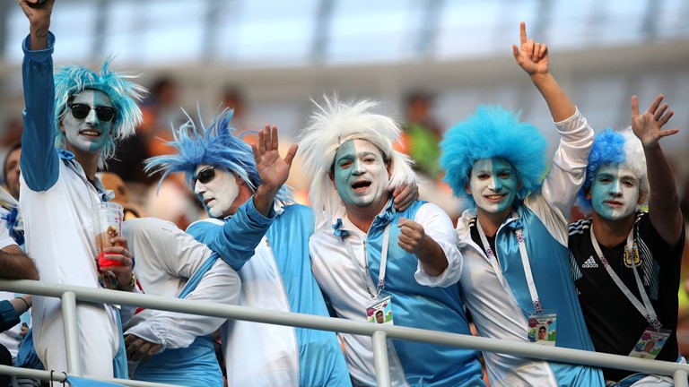 Болельщики Аргентины