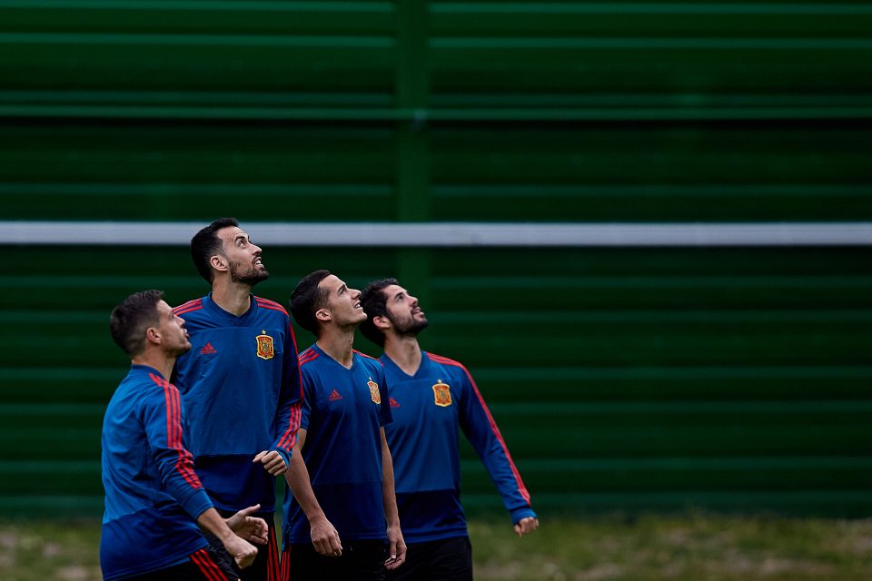 сборная Испании тренировка