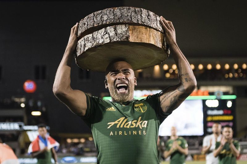 Дровосек после работы. «Портленд Тимберс»