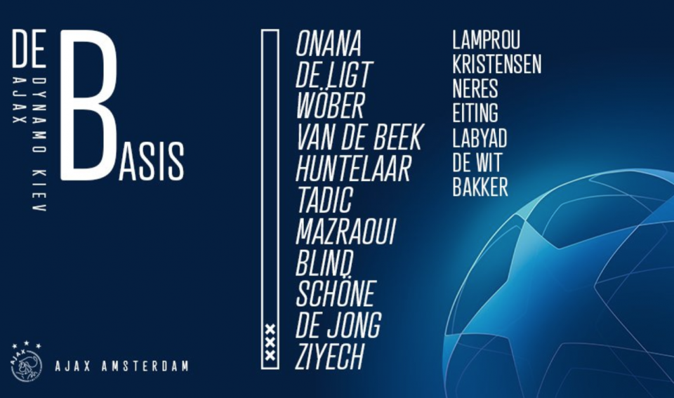 Аякс состав