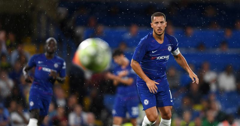 Эден Азар в матче против «Лиона»