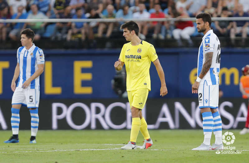 Жерар Морено в матче против «Реал Сосьедад»