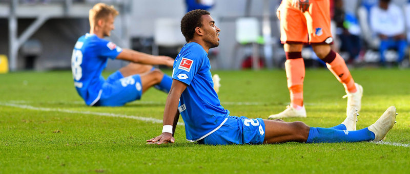 «Хоффенхайм» в матче против «РБ Лейпцига» (1:2)