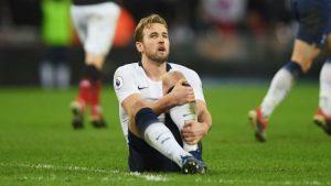 Харри Кейн в домашнем матче «Тоттенхэма» против «Манчестер Юнайтед» (0:1)