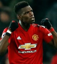 Поль Погба в домашнем матче «Манчестер Юнайтед» против «Брайтона» (2:1)