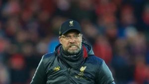 Юрген Клопп в домашнем матче «Ливерпуля» против «Борнмута» (3:0)