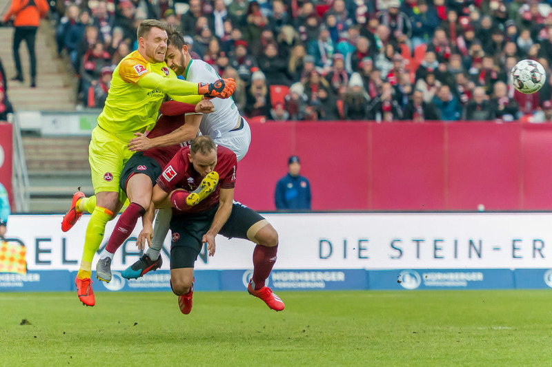 Фото с матча Нюрнберг 1:1 Вердер