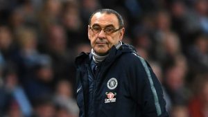 Маурицио Сарри в выездном матче «Челси» против «Манчестер Сити» (6:0)