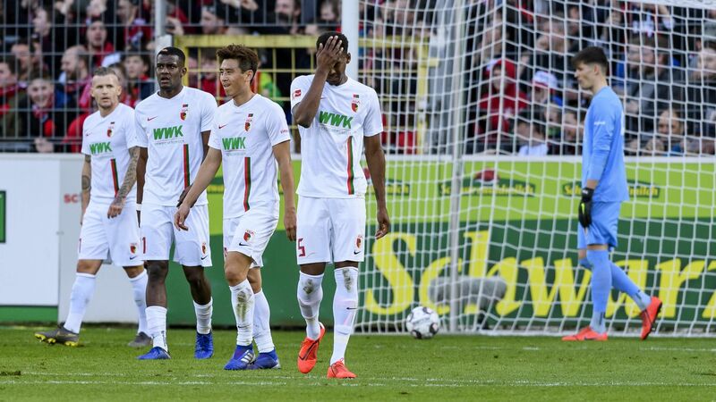 Фото с матча Фрайбург 5:1 Аугсбург