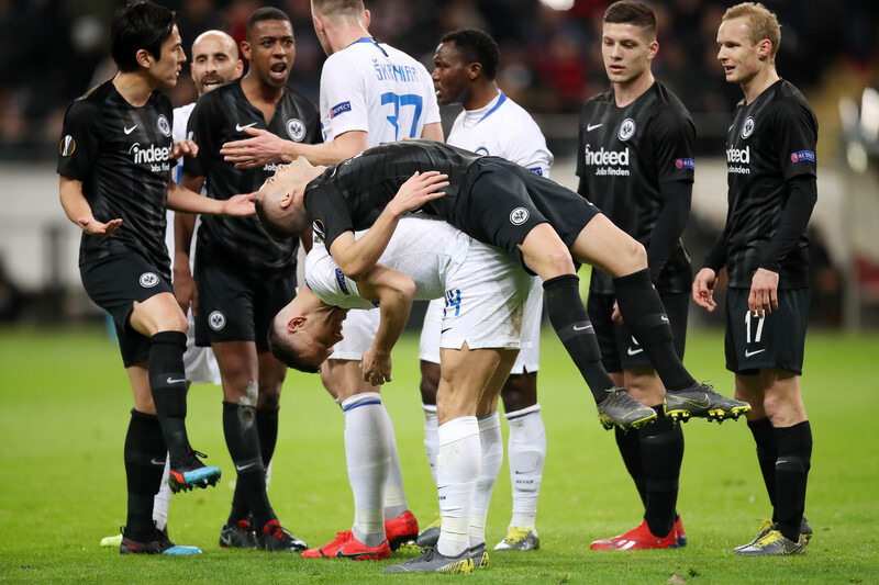 Фото с матча Айнтрахт 0:0 Интер