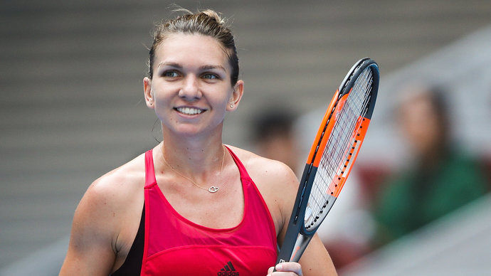 Халеп - Цзян Ван