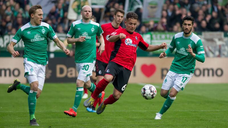 Фото с матча Вердер 2:1 Фрайбург