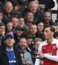 Месут Озил в выездном матче «Арсенала» против «Эвертона» (поражение 1:0)