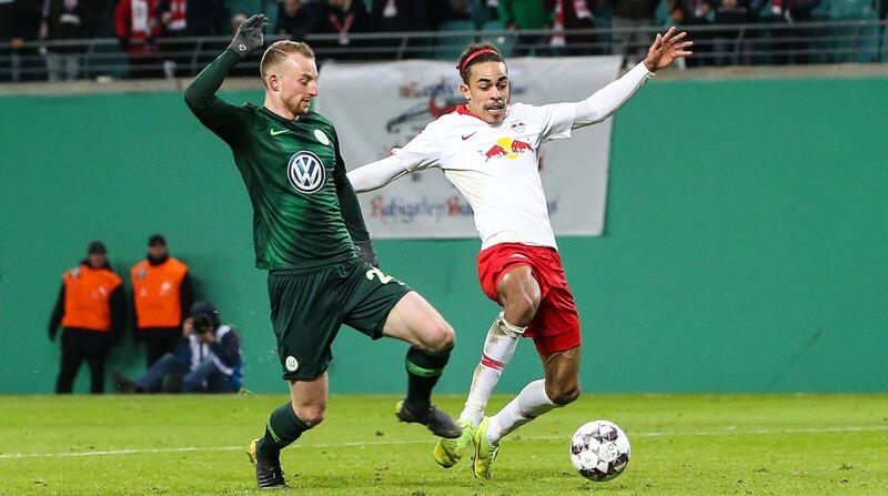 Фото с матча РБ Лейпциг 2:0 Вольфсбург