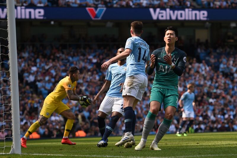 Фото с матча Манчестер Сити 1:0 Тоттенхэм