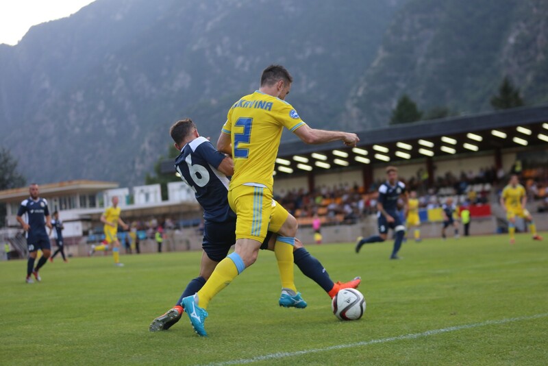 Фото с матча Санта-Колома 0:0 Астана