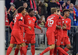 Бавария празднует победу в Чемпионате Германии