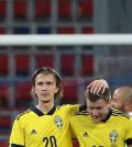 Фото с матча Россия 1:2 Швеция