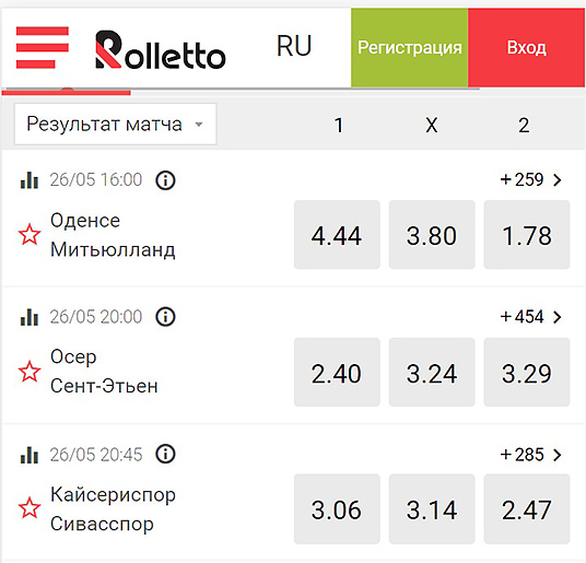 Ставки на спорт